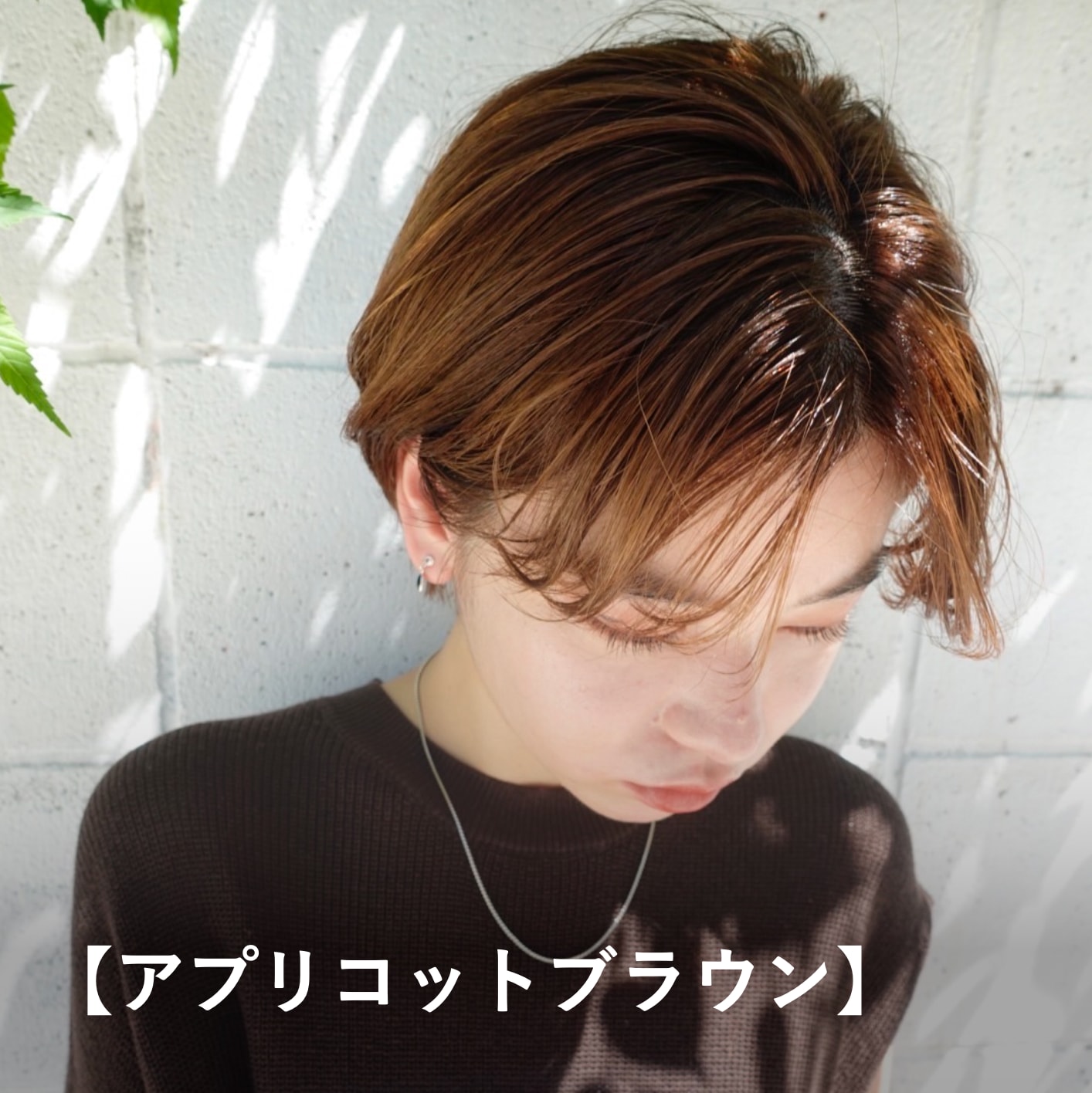 【アプリコットブラウン】イエベ秋に似合う明るめヘアカラー