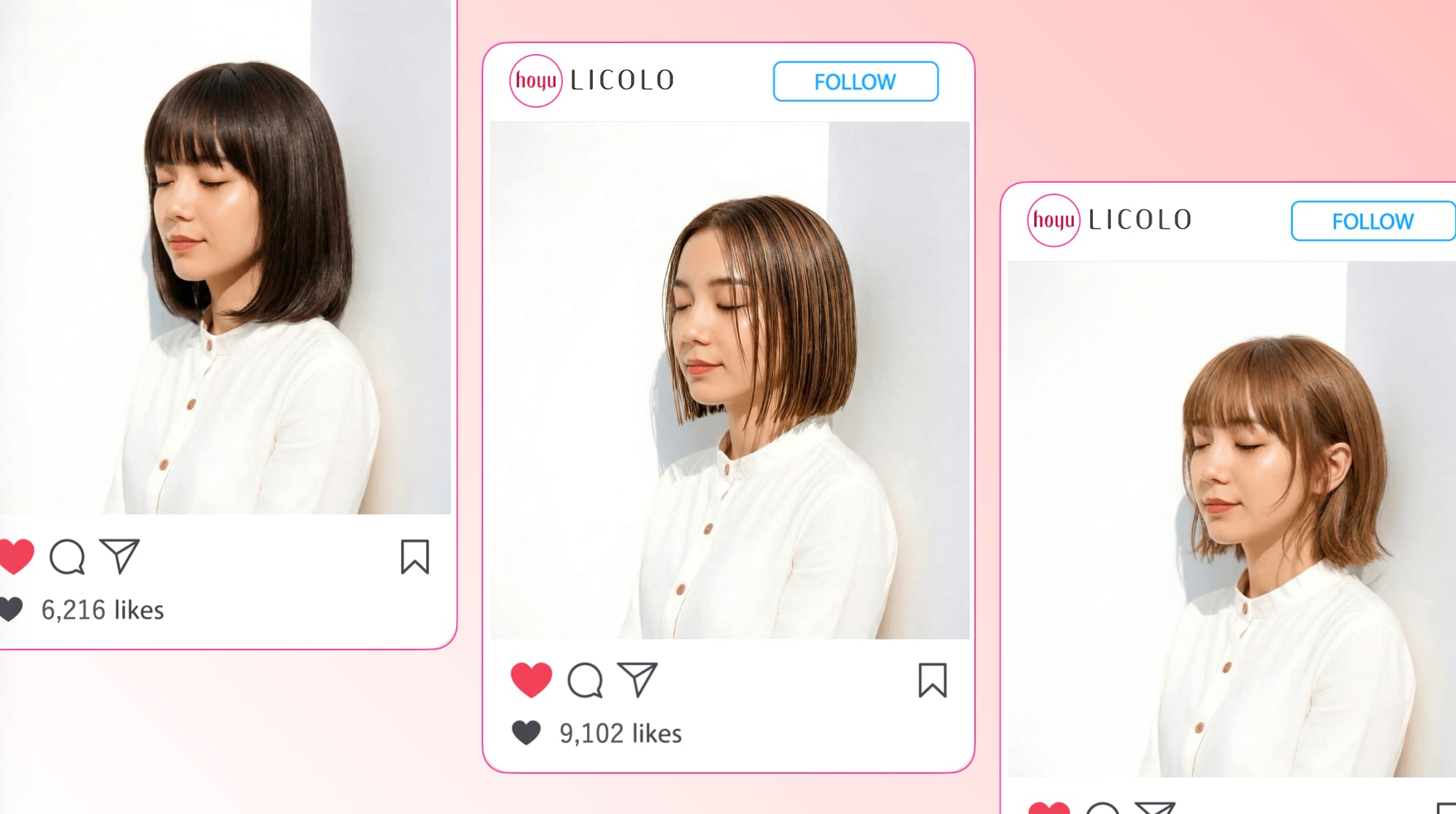 ぱっつんボブの髪型・ヘアスタイル20選