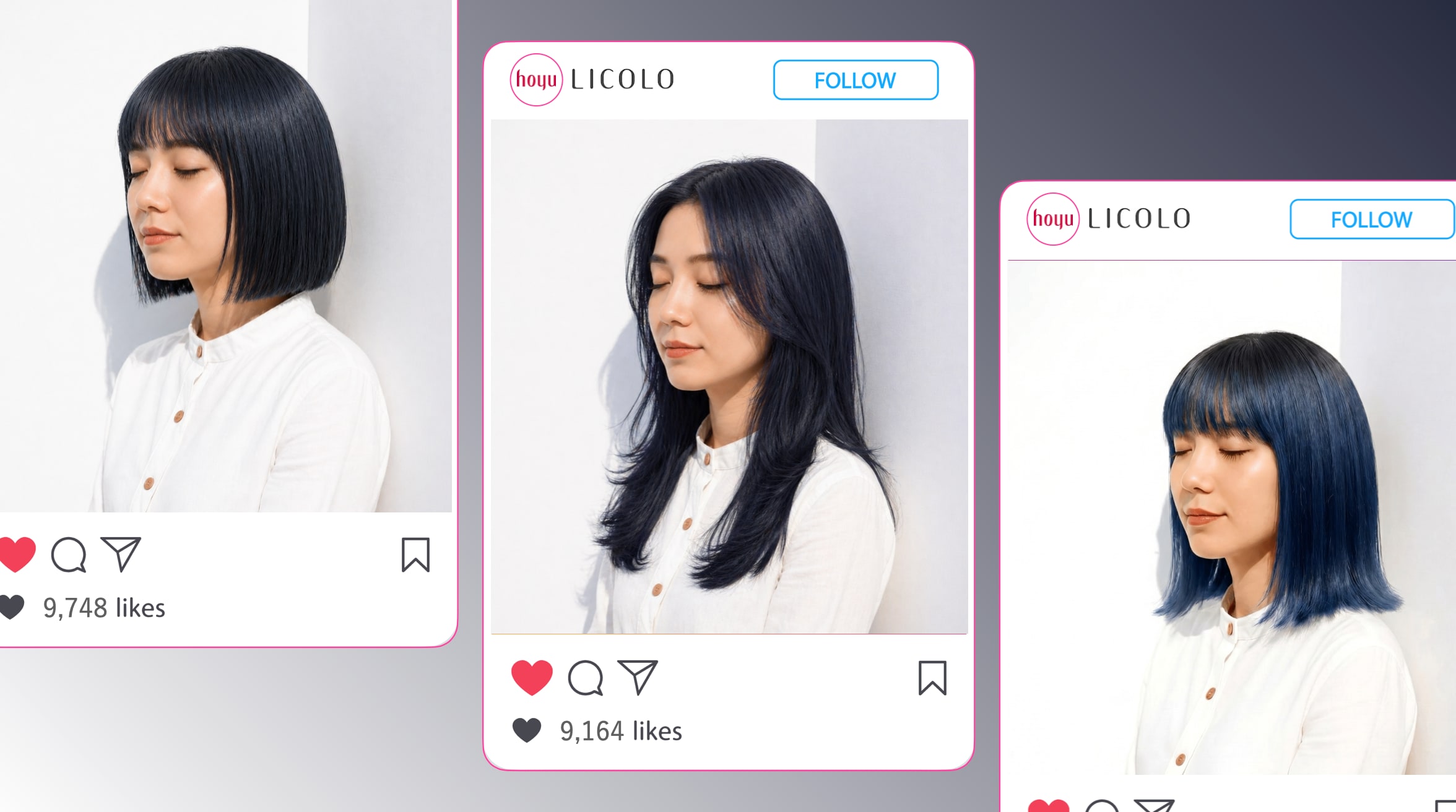 
ネイビーブルーってどんな髪色？おしゃれなヘアスタイル一覧を大公開！
