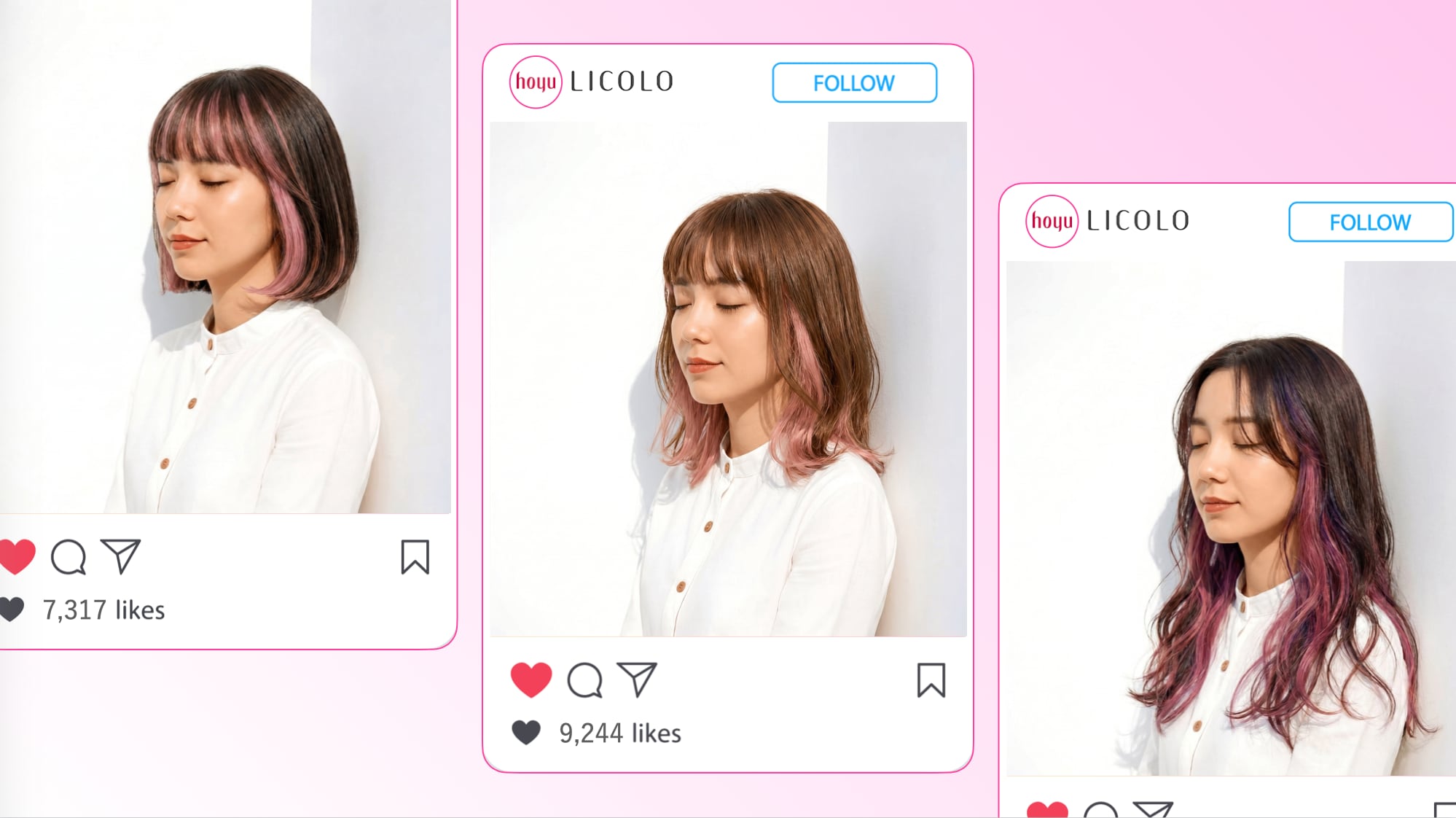 ピンクインナーカラーってどんな髪色？厳選ヘアカラー16選