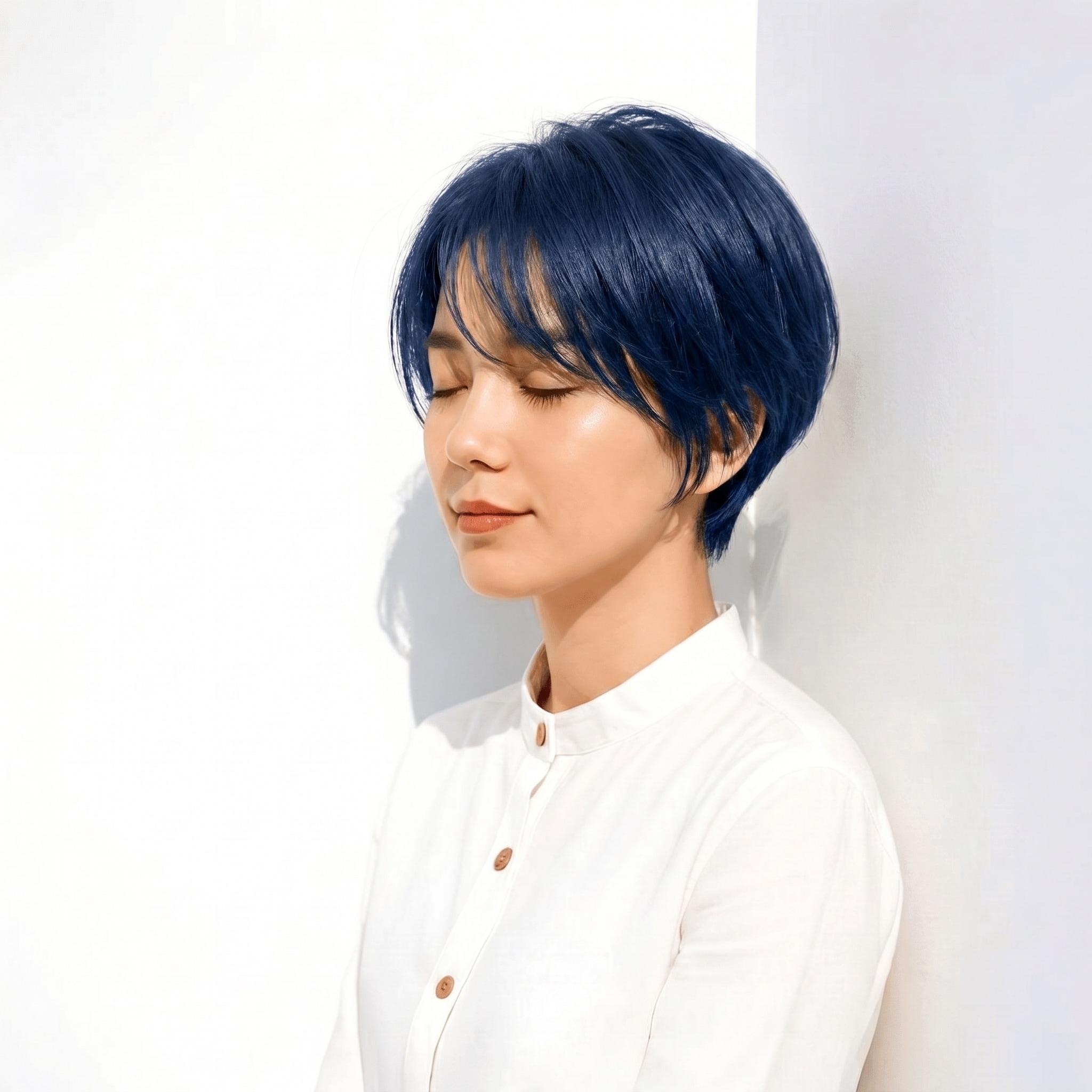 1._ブルーグレー_ショート_透明感_すっきりとした印象で垢抜けて見える