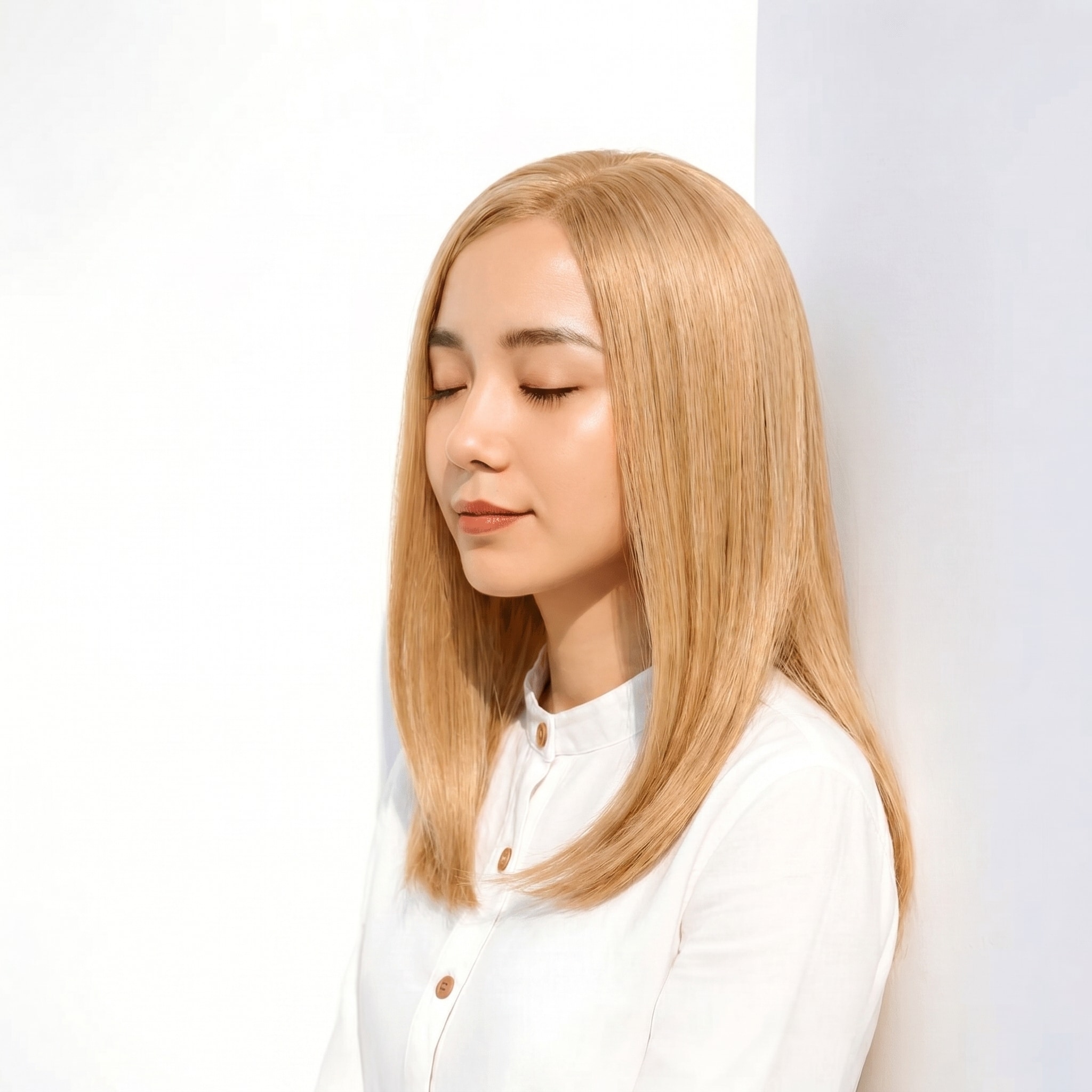 11._サンドベージュ_セミロング_ナチュラル_自然体でもおしゃれに見える