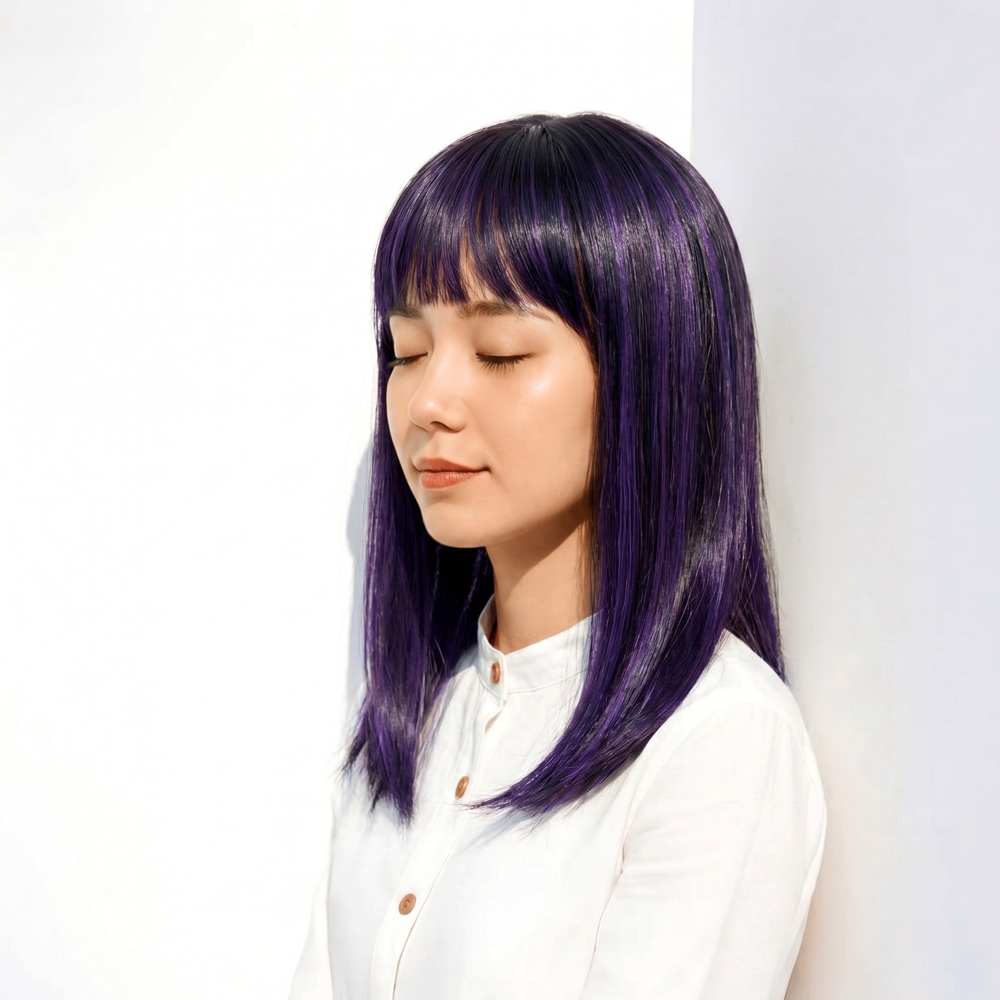 12._ブルーラベンダー_セミロング_透明感_やわらかく軽い印象に仕上がる