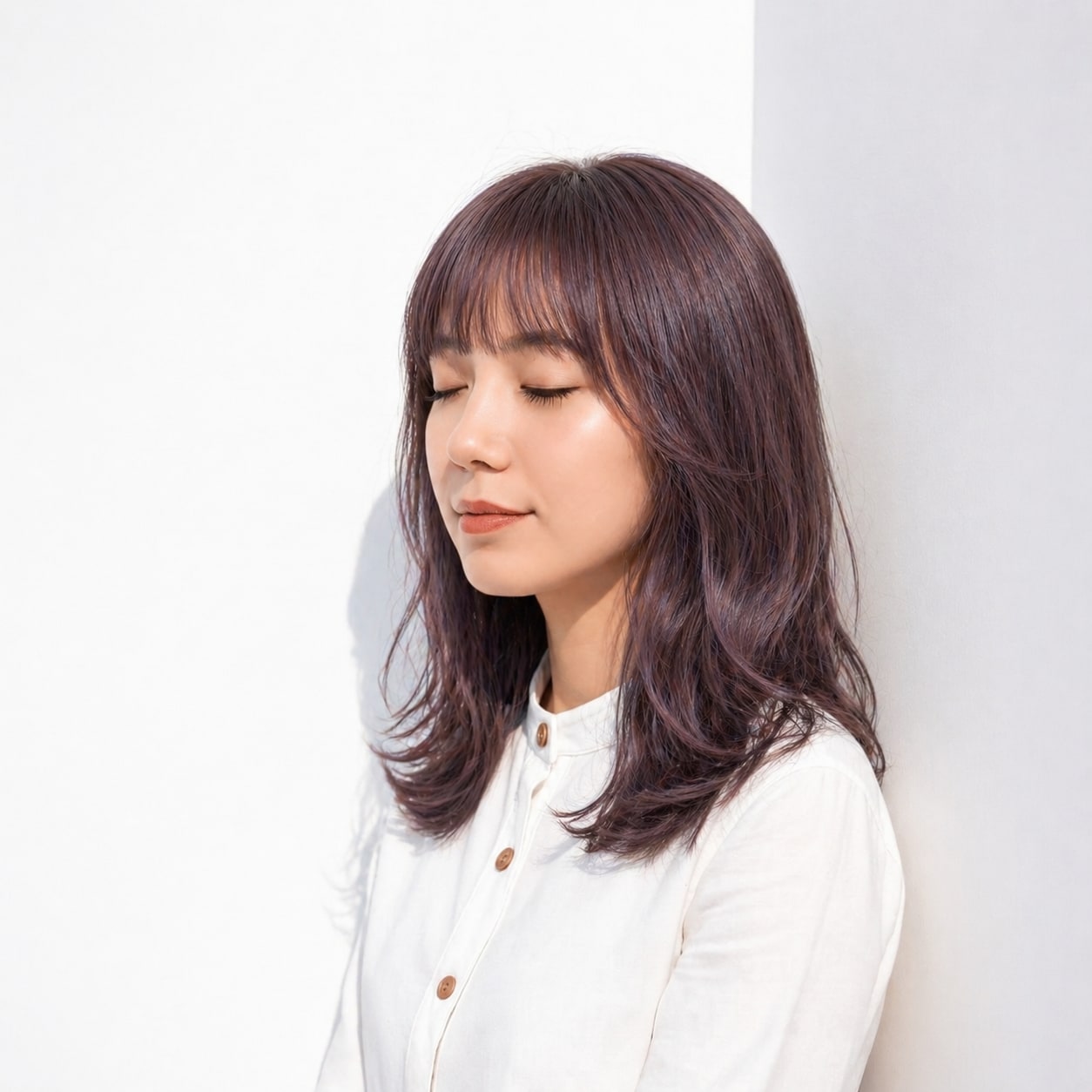 12._ラベンダーブラウン_セミロング_上品_派手すぎず落ち着いた仕上がりに