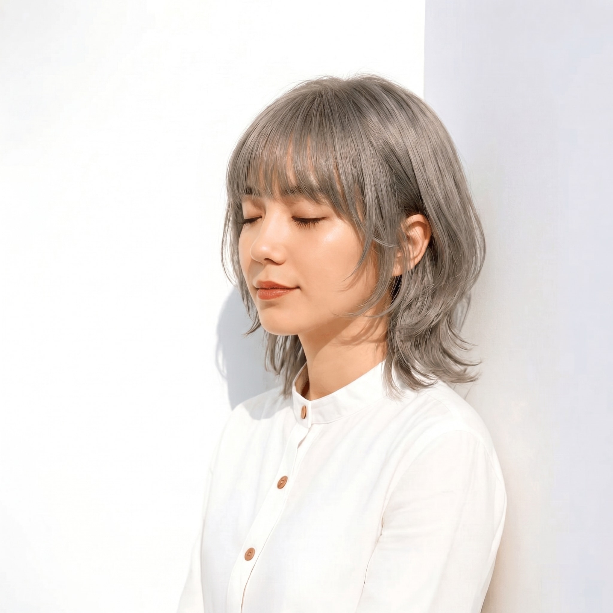 17._ミルクティーグレージュ_ウルフ_こなれ感
