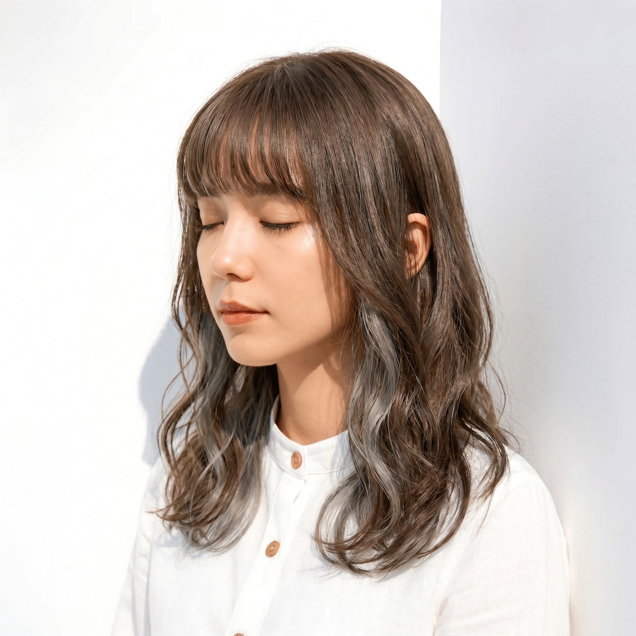 2._フェイスフレーミング_グレージュカラー