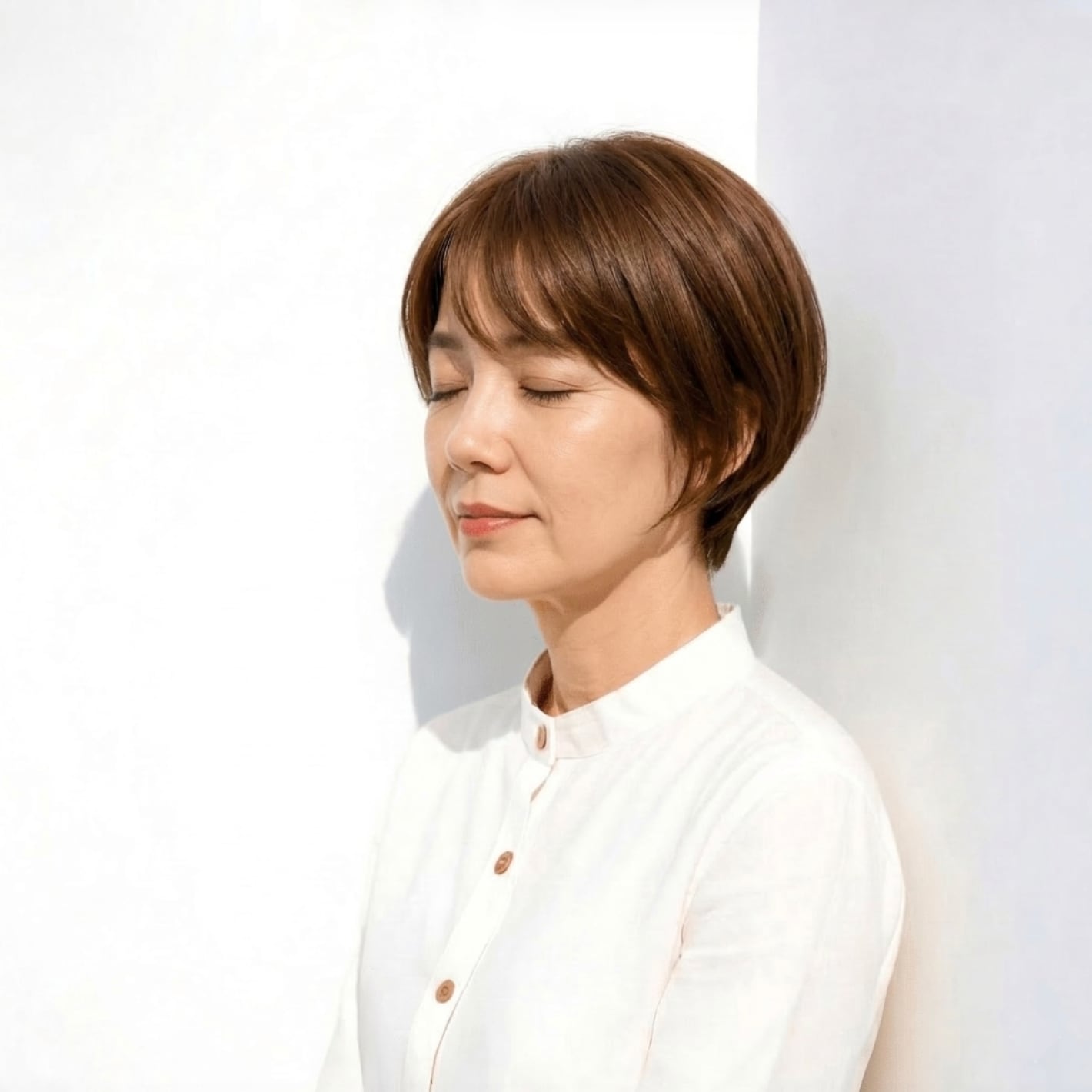 3. きれいめにまとまる上品ハンサムショート