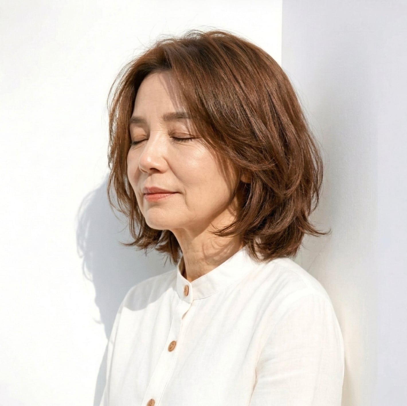 3. ウルフミディアム：ほどよい動きで洗練感を引き出すスタイル