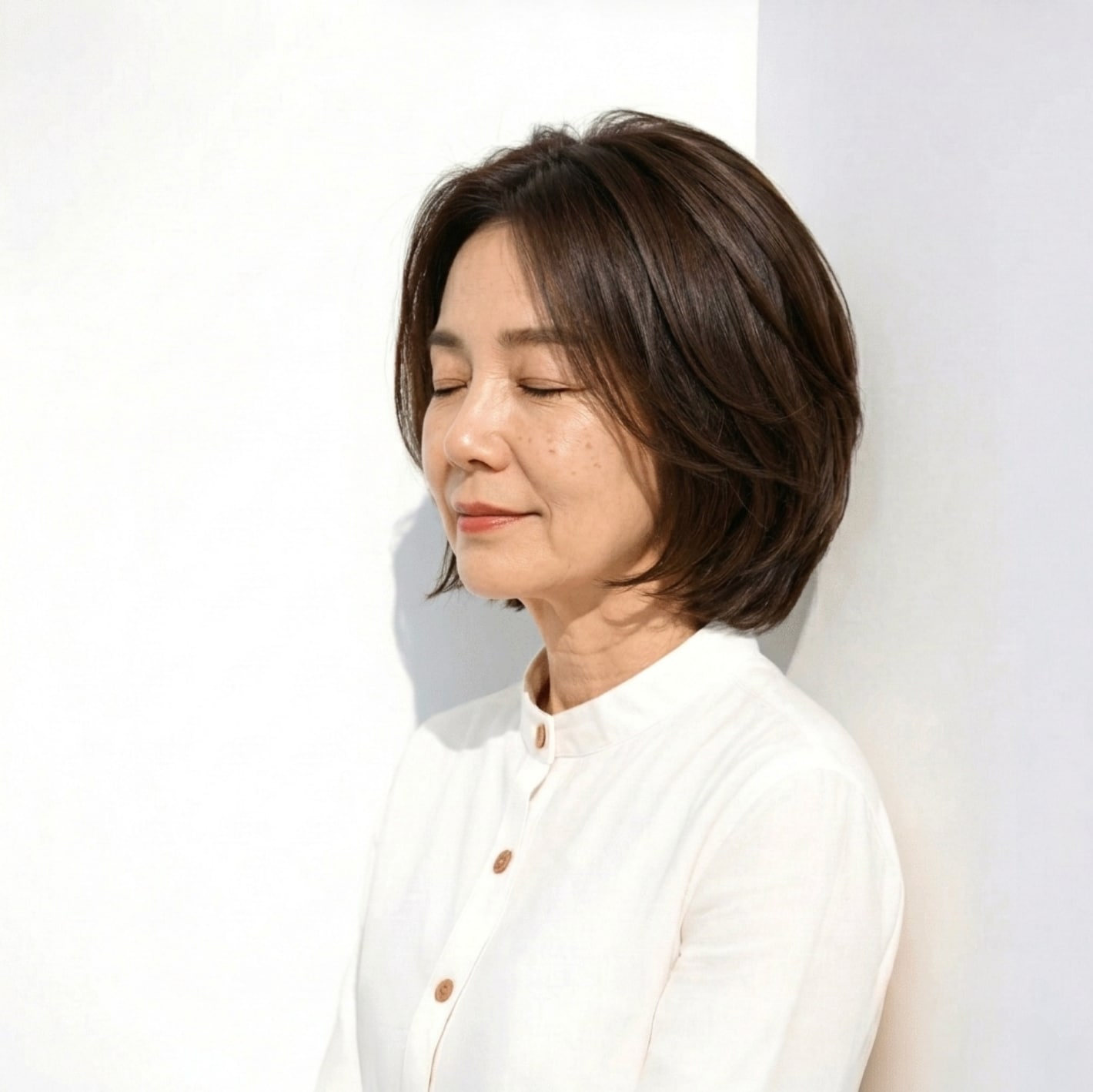 4. ひし形ボブ：立体感が出やすいバランスのよいシルエット