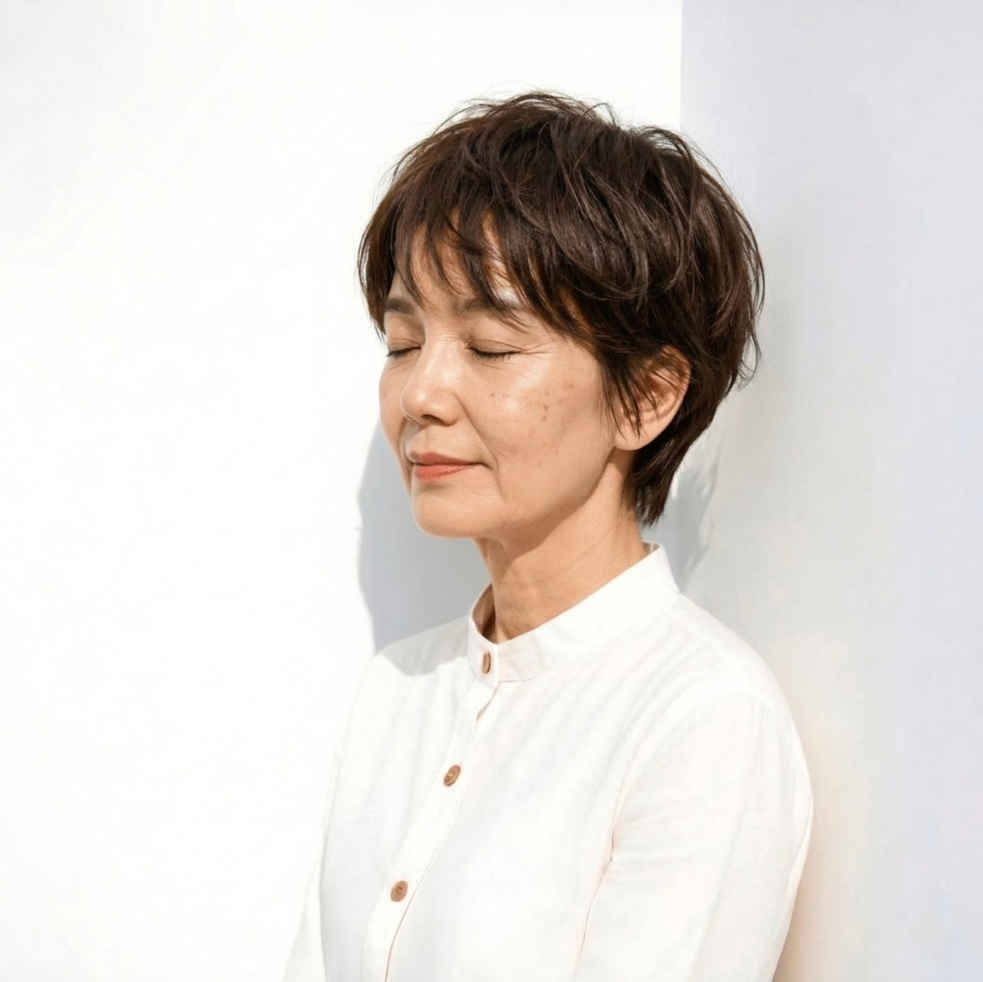 4. レイヤーショート：動きのある軽やかショート