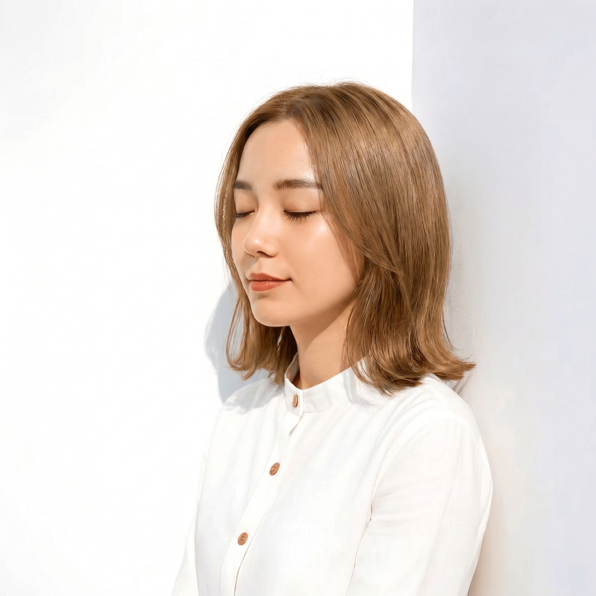 7._ヘーゼルベージュ_外ハネボブ_軽やか_動きが出て重く見えない