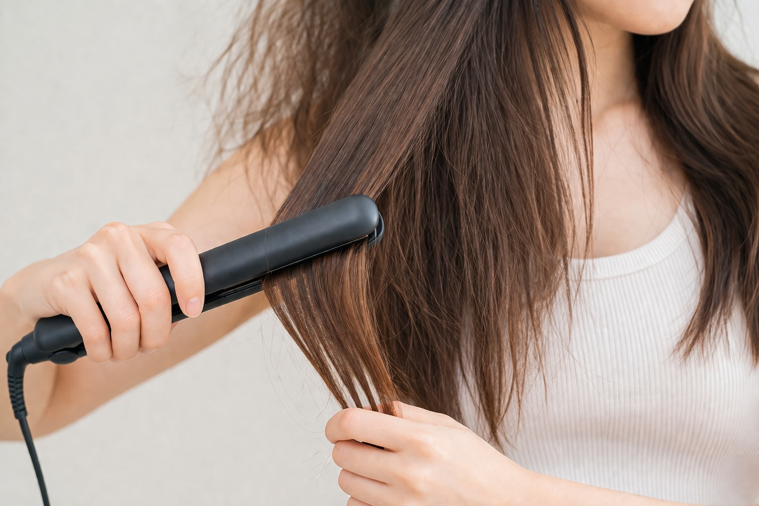 1. ドライヤーやヘアアイロンなどの熱ダメージ