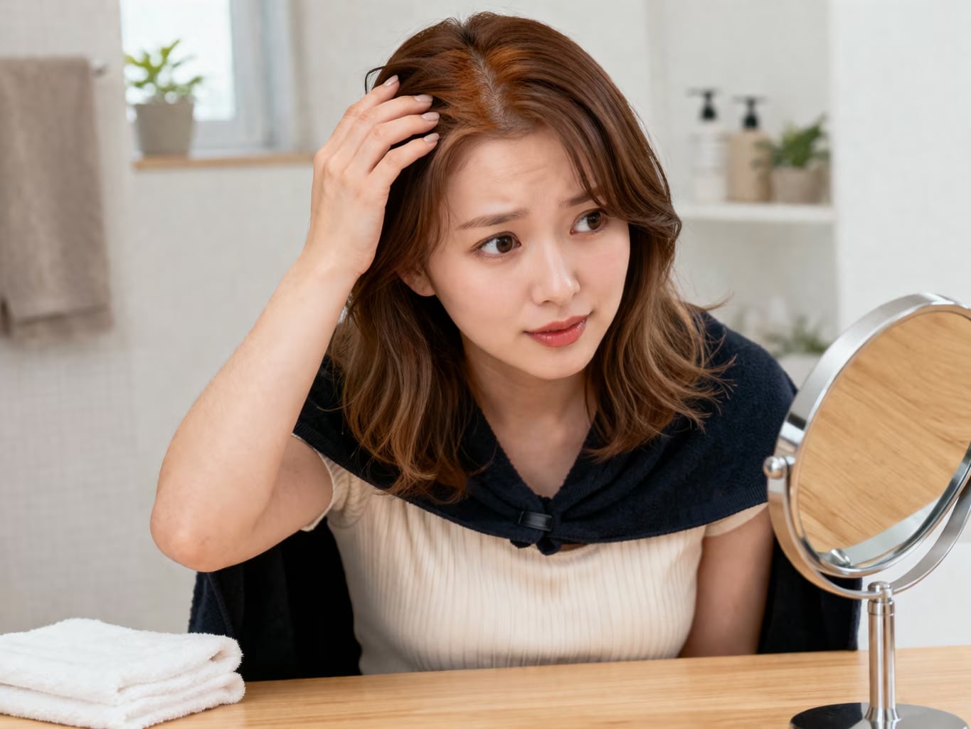 セルフカラーで根元だけ明るくなった時の対処法。逆プリンの原因と対策を徹底解説！