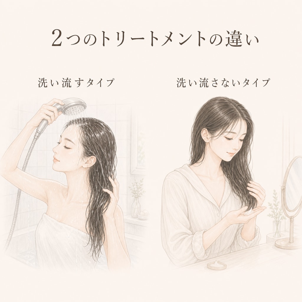 洗い流さないトリートメントとは？