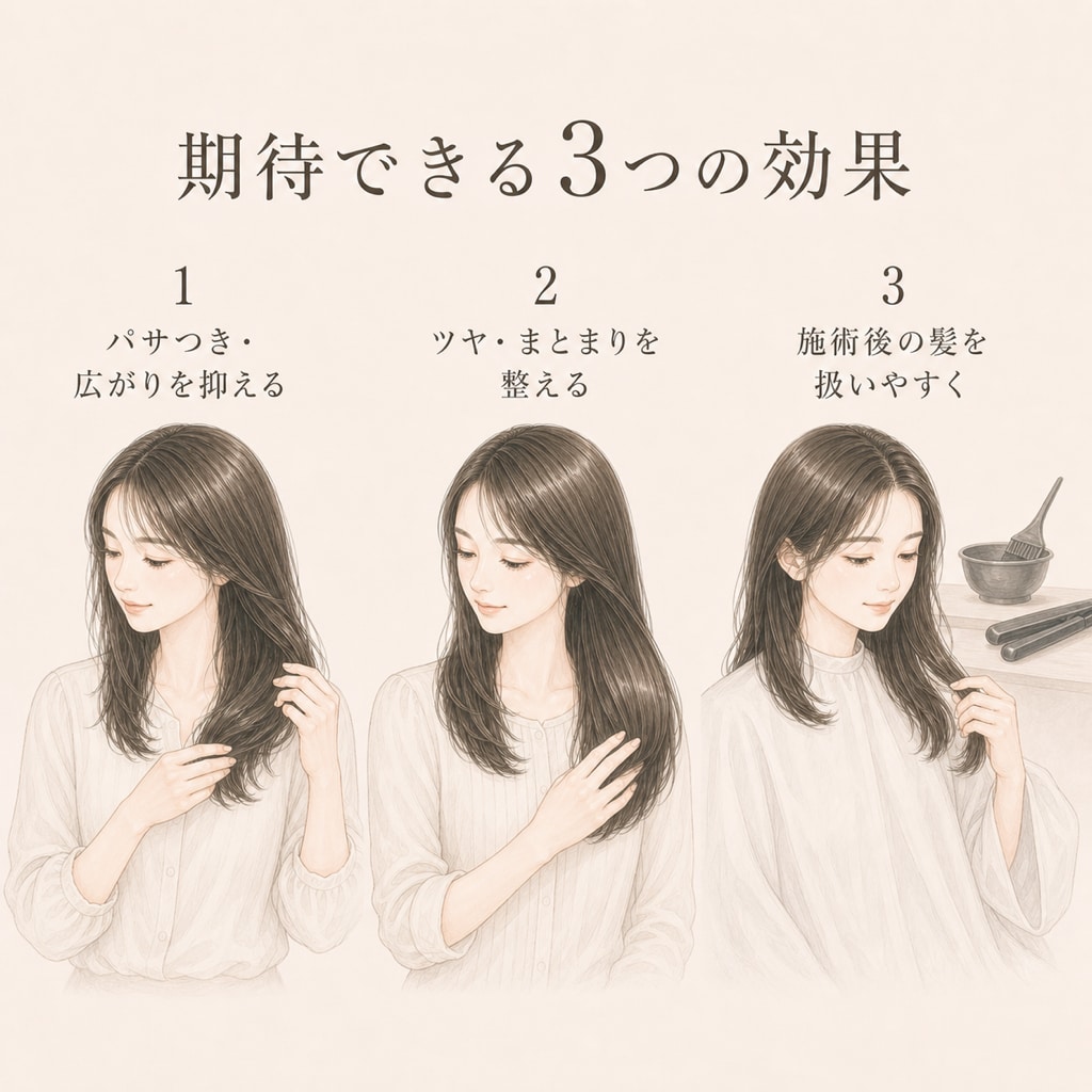 美容院(サロン)で受けられるトリートメントの効果とは？