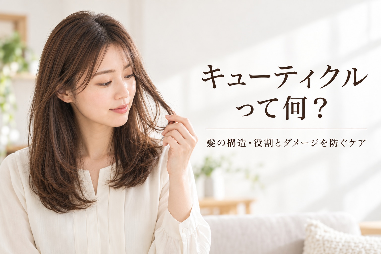 キューティクルって何?髪の構造・役割からダメージを防ぐケアまで解説!