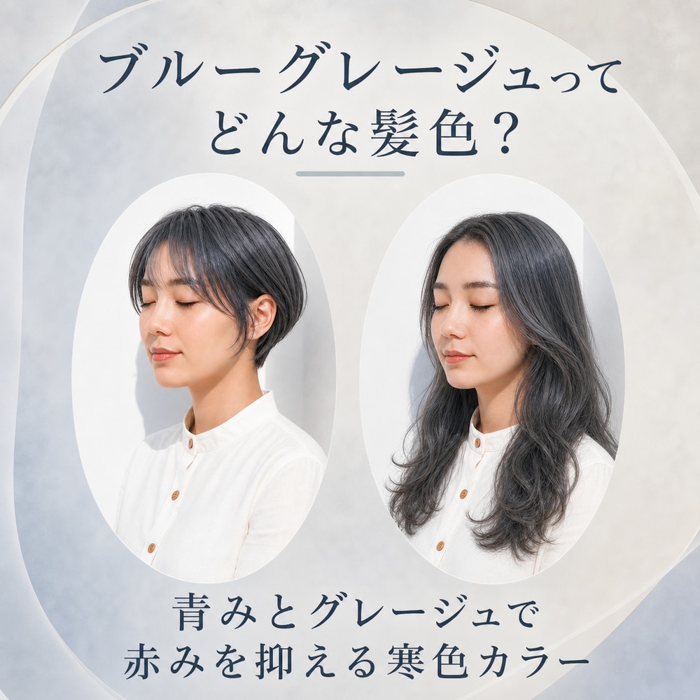 ブルーグレージュとはどんな髪色？特徴や魅力を解説