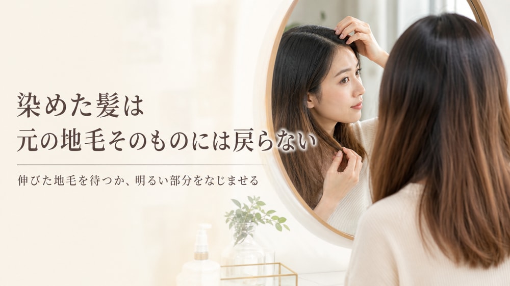 セルフだろうが地毛には戻らない