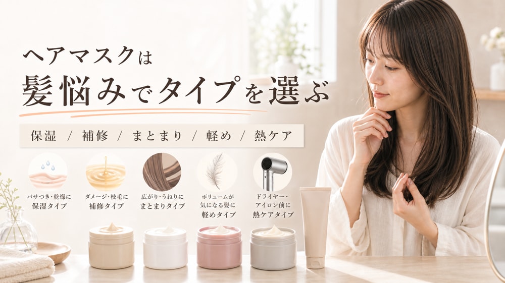 ヘアマスクの種類