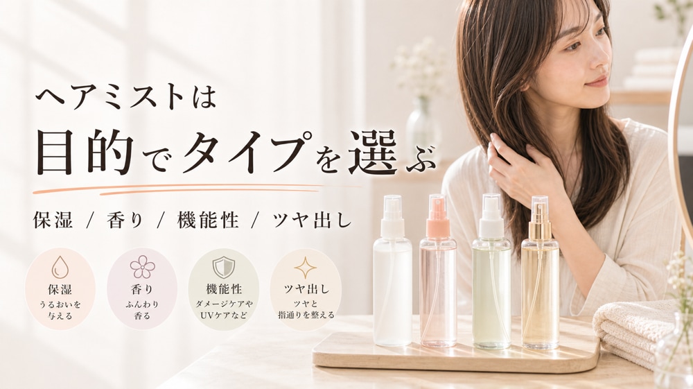 ヘアミストの種類