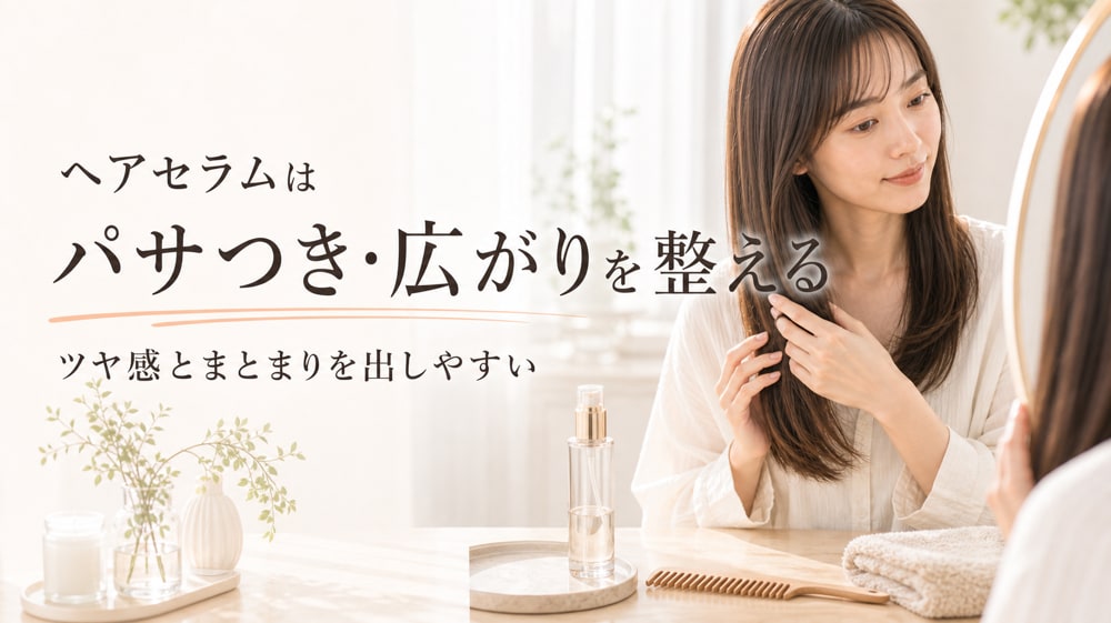 ヘアセラムの効果やメリット