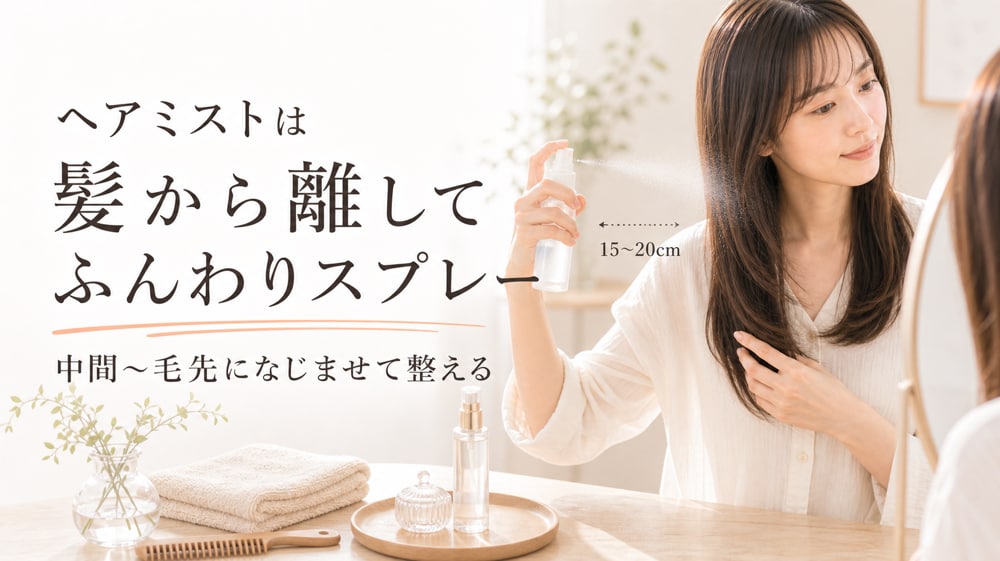 ヘアミストの正しい使い方