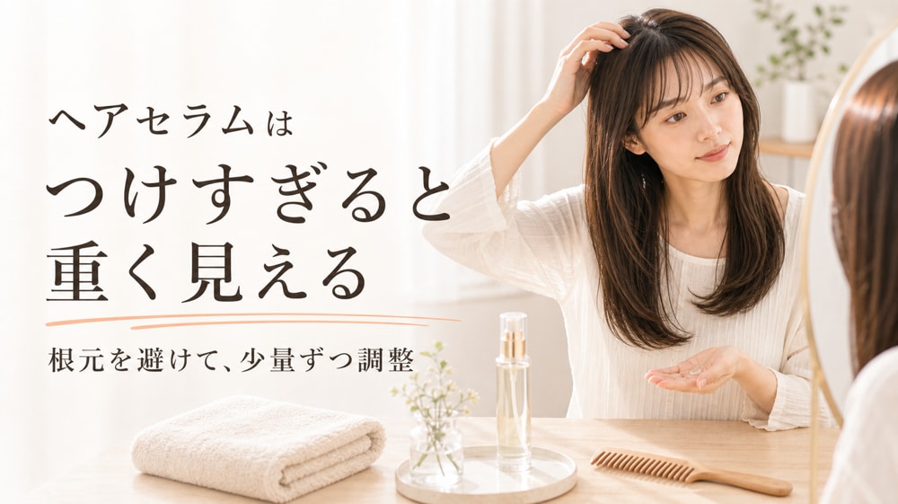 ヘアセラムを使う際の注意点
