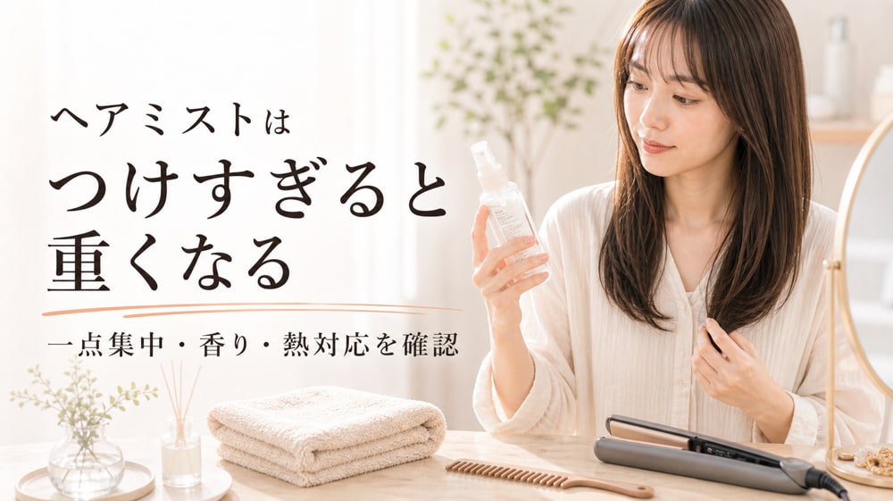 ヘアミストの注意点