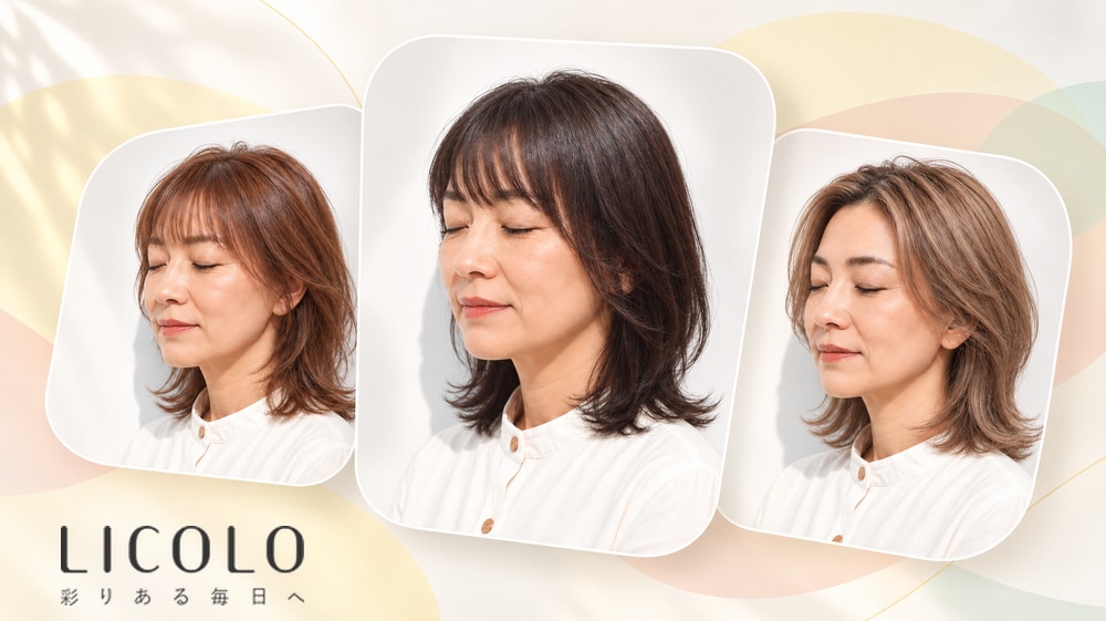 50代におすすめのミディアムレイヤー24選!上品で軽やかな髪型を紹介