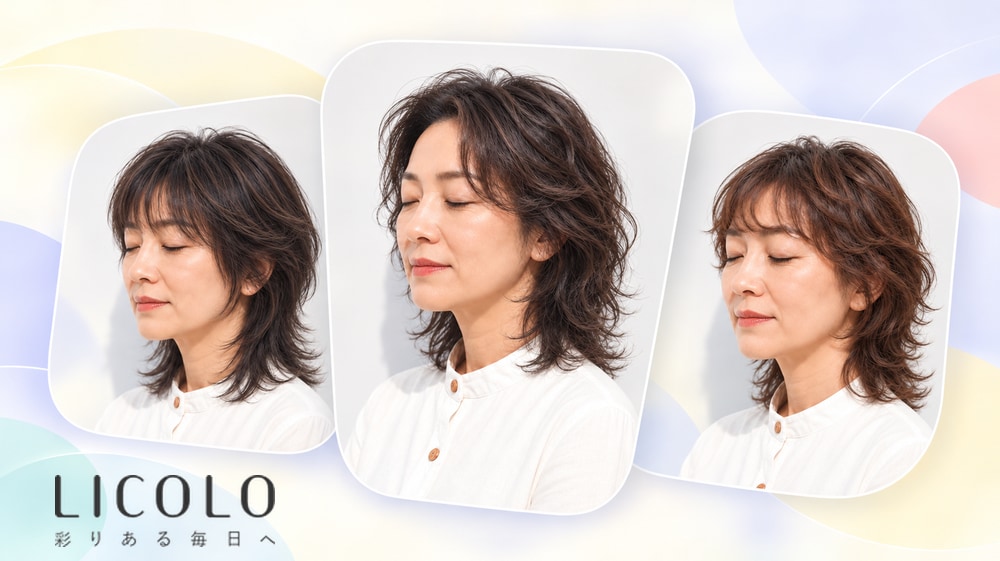 
50代におすすめのミディアムウルフの髪型19選！すっきりまとまるヘアスタイルとは？
