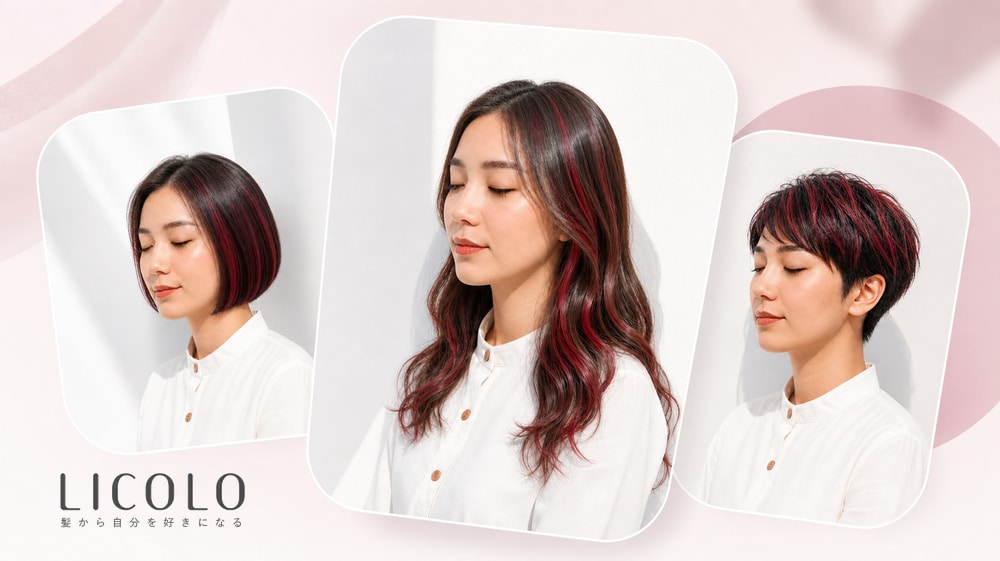 赤メッシュってどんな髪色?厳選ヘアカラー19選