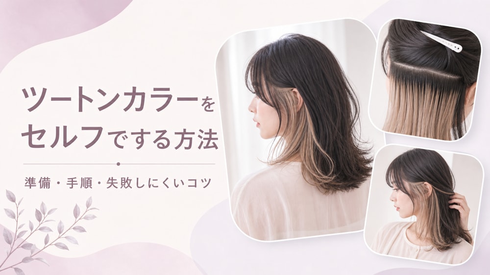 ツートンカラーはセルフでできる?失敗しないやり方とコツを徹底解説!