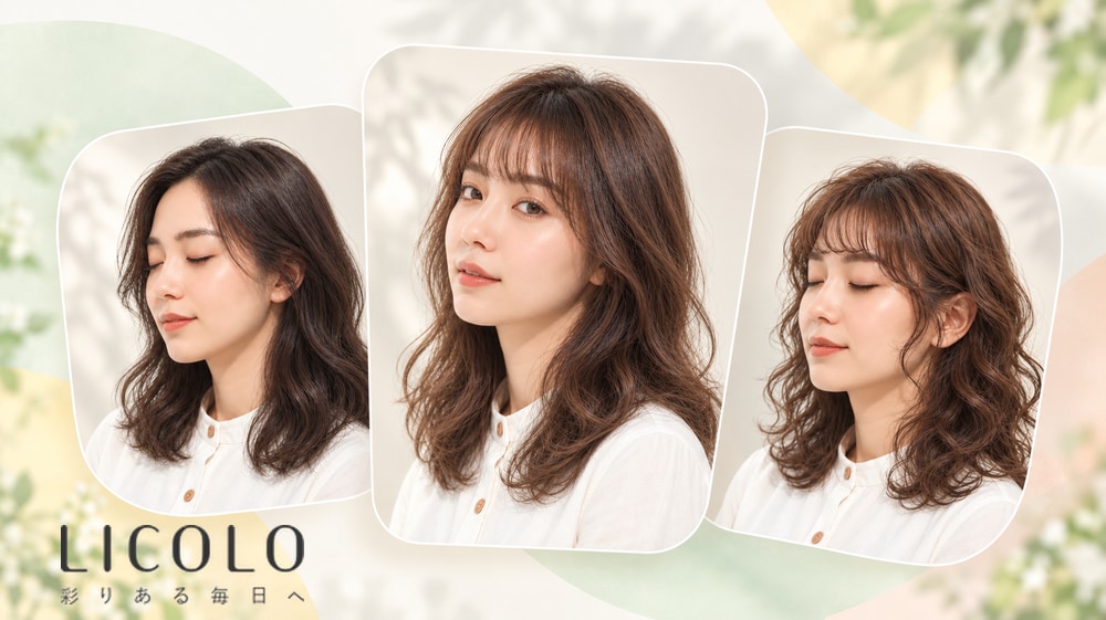 セミロングパーマの髪型24選！ゆるふわから強めまで人気スタイルを紹介