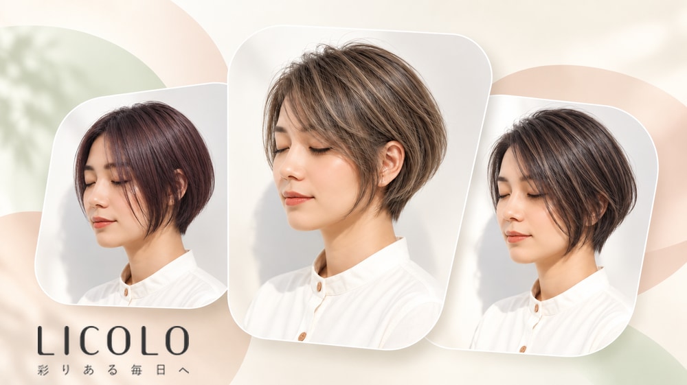 前下がりショートボブのおすすめヘアスタイル16選