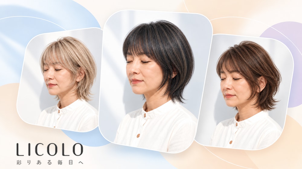 50代におすすめの前髪ありウルフボブの髪型・ヘアスタイル13選