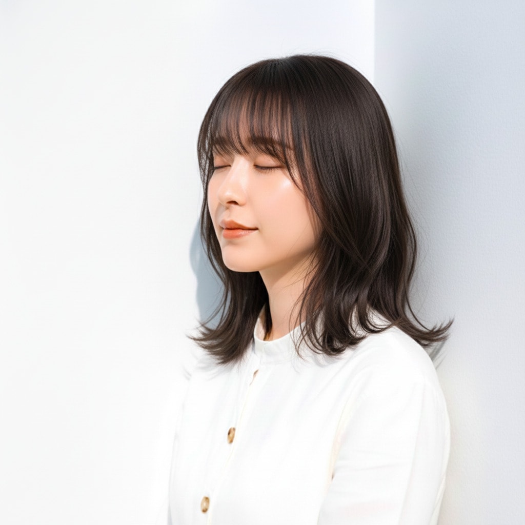 くびれヘア_オルチャン_ワンホン