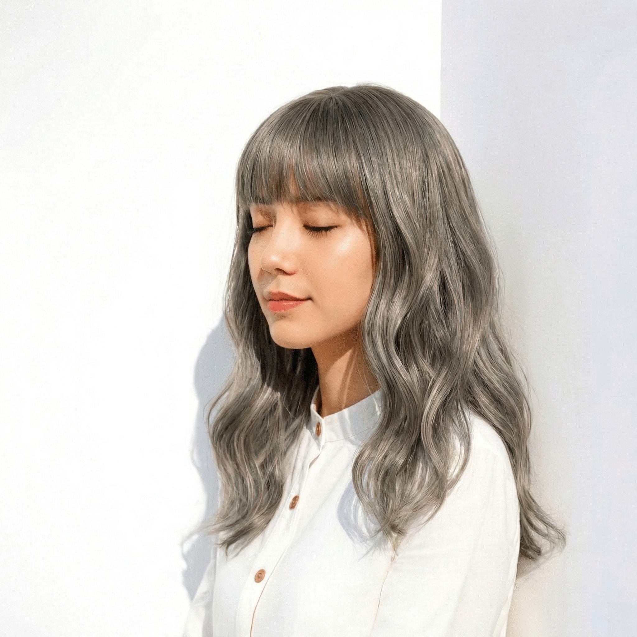 アッシュ系ハイライト②：色持ちも重視したい人におすすめ