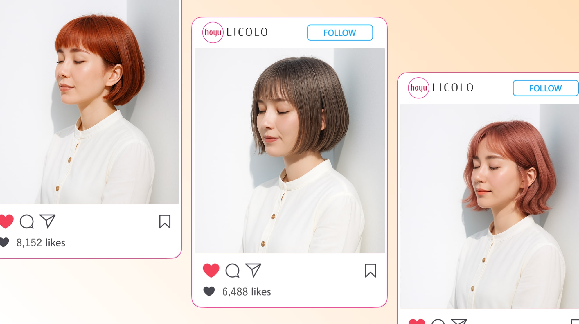 イエベさんに似合う髪色を完全ガイド。春・秋タイプのおすすめヘアカラーを紹介!