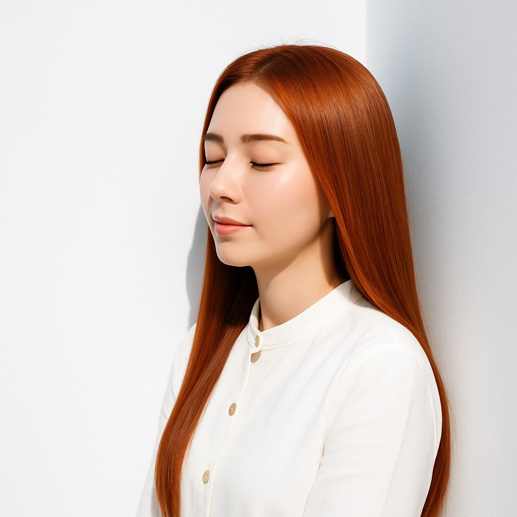 ライトブラウン：肌の明るさを引き立てる軽やかブラウン