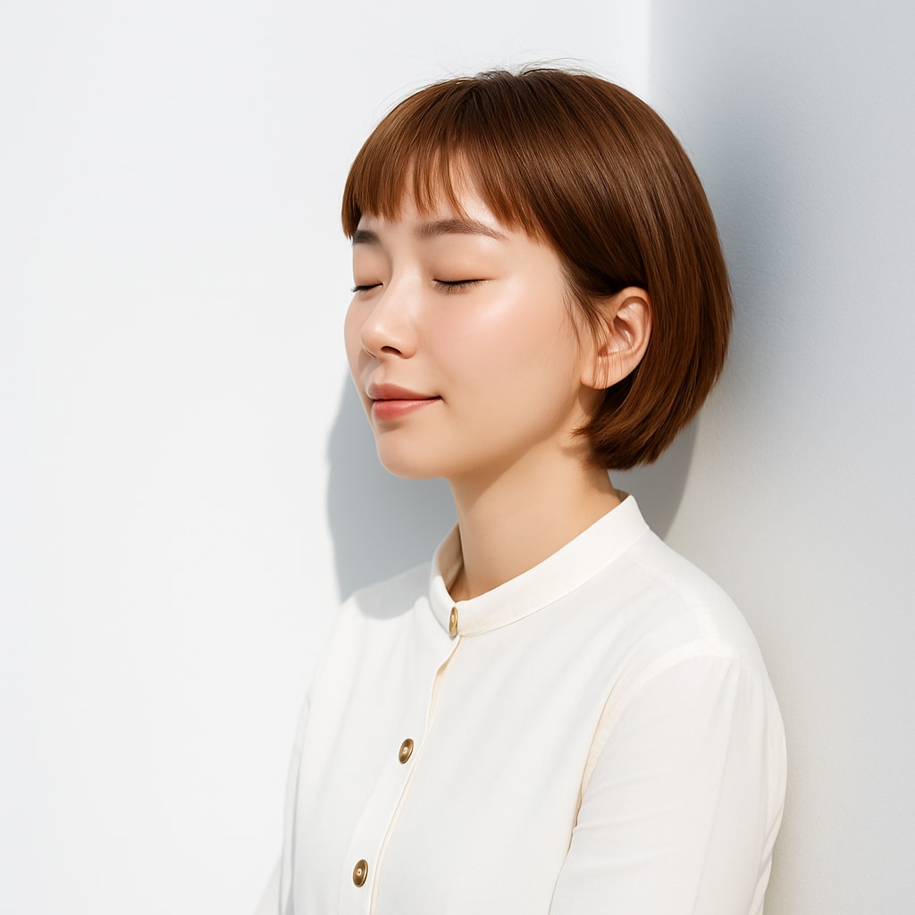 ライトベージュ：透明感を最大限に引き出す軽やかニュアンス