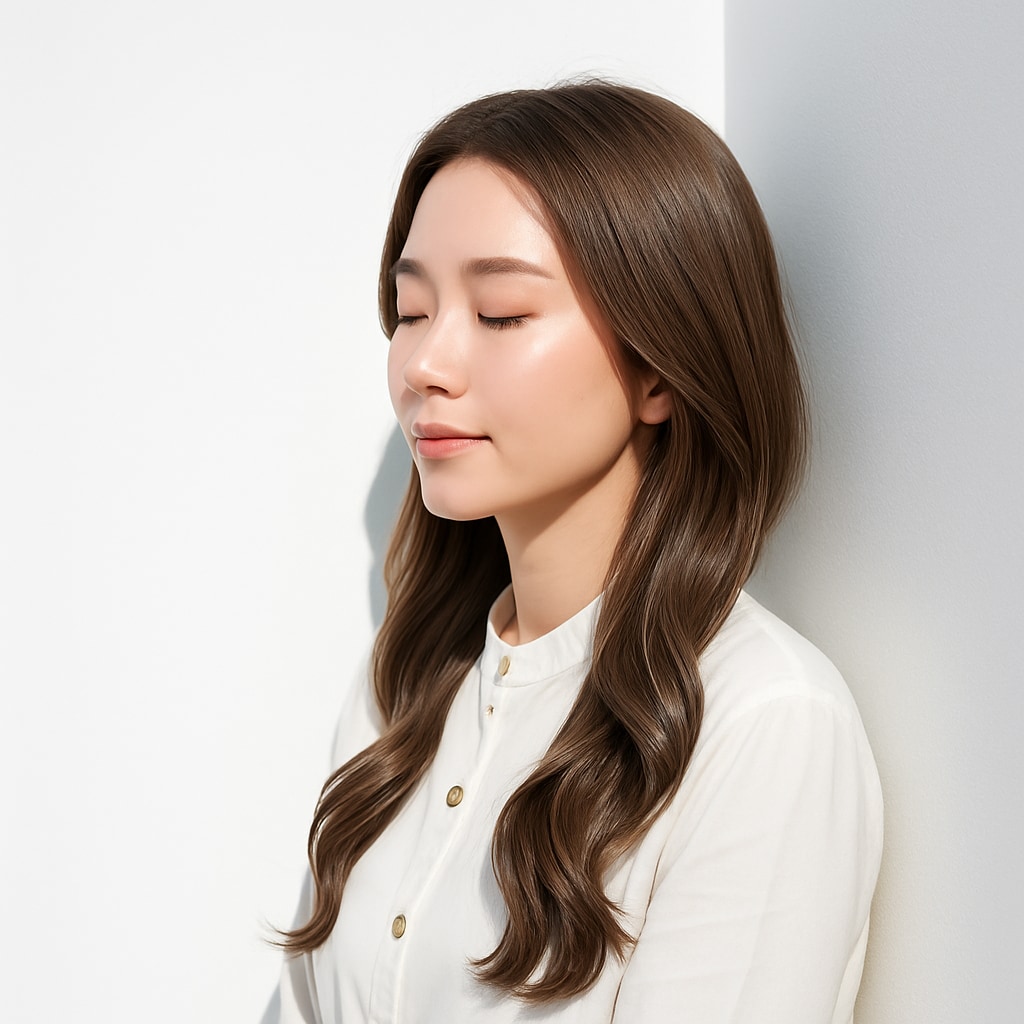 オリーブグレージュ：深みと柔らかさを両立したニュアンスカラー