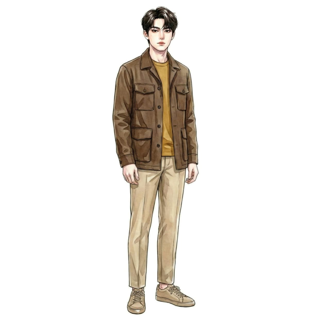 イエベ秋に似合うコーディネート2