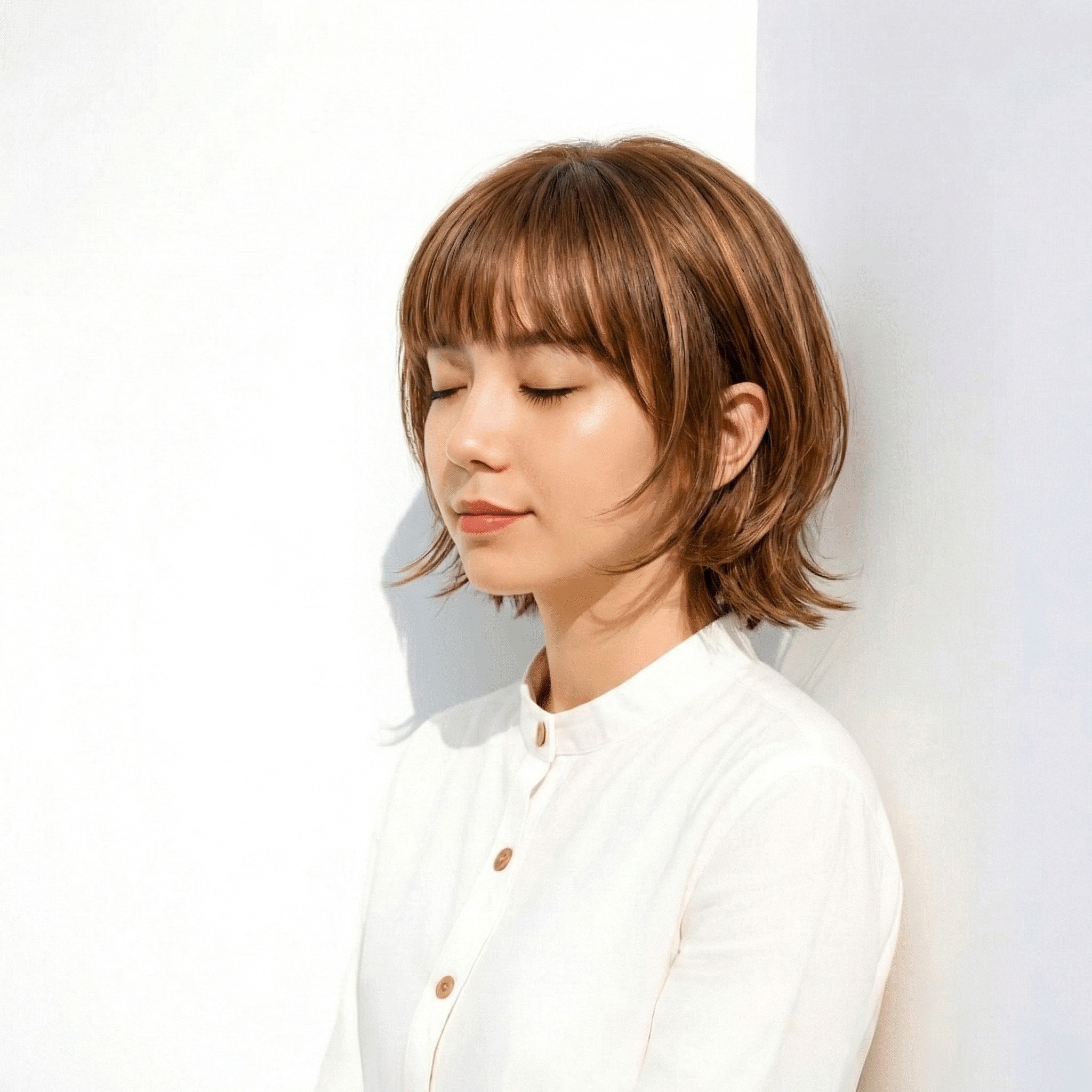 ハイライト×ショート②：明るさは上げたいけど派手すぎは避けたい人向き