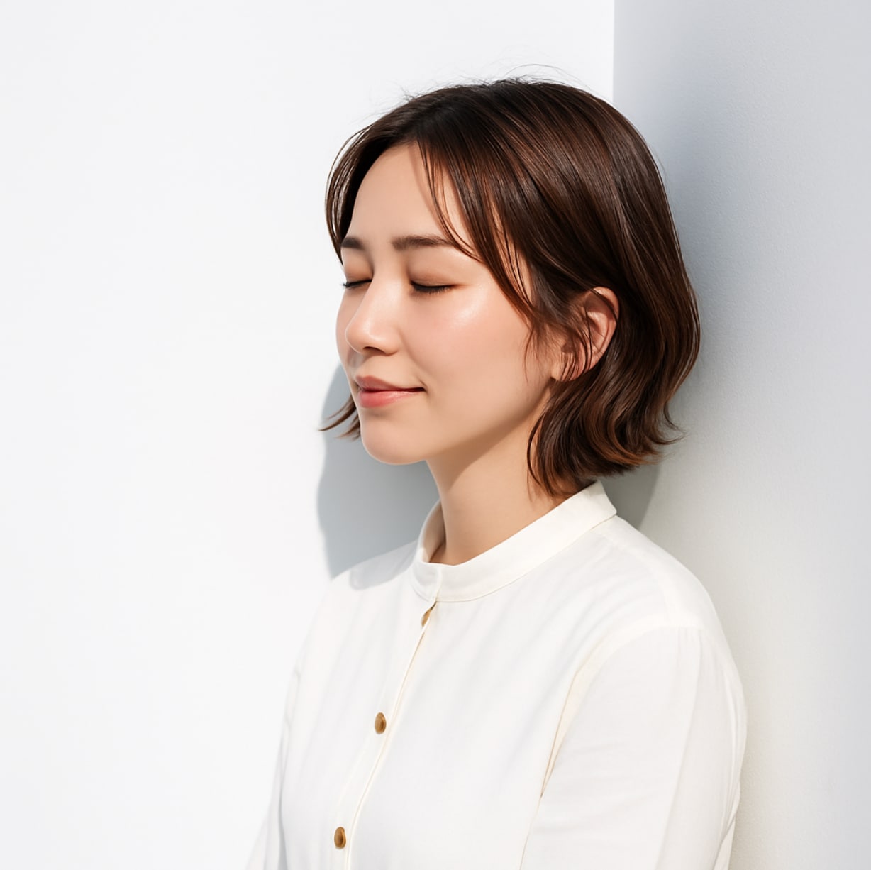 アクティブキュートに似合う髪型：レイヤーミディアム