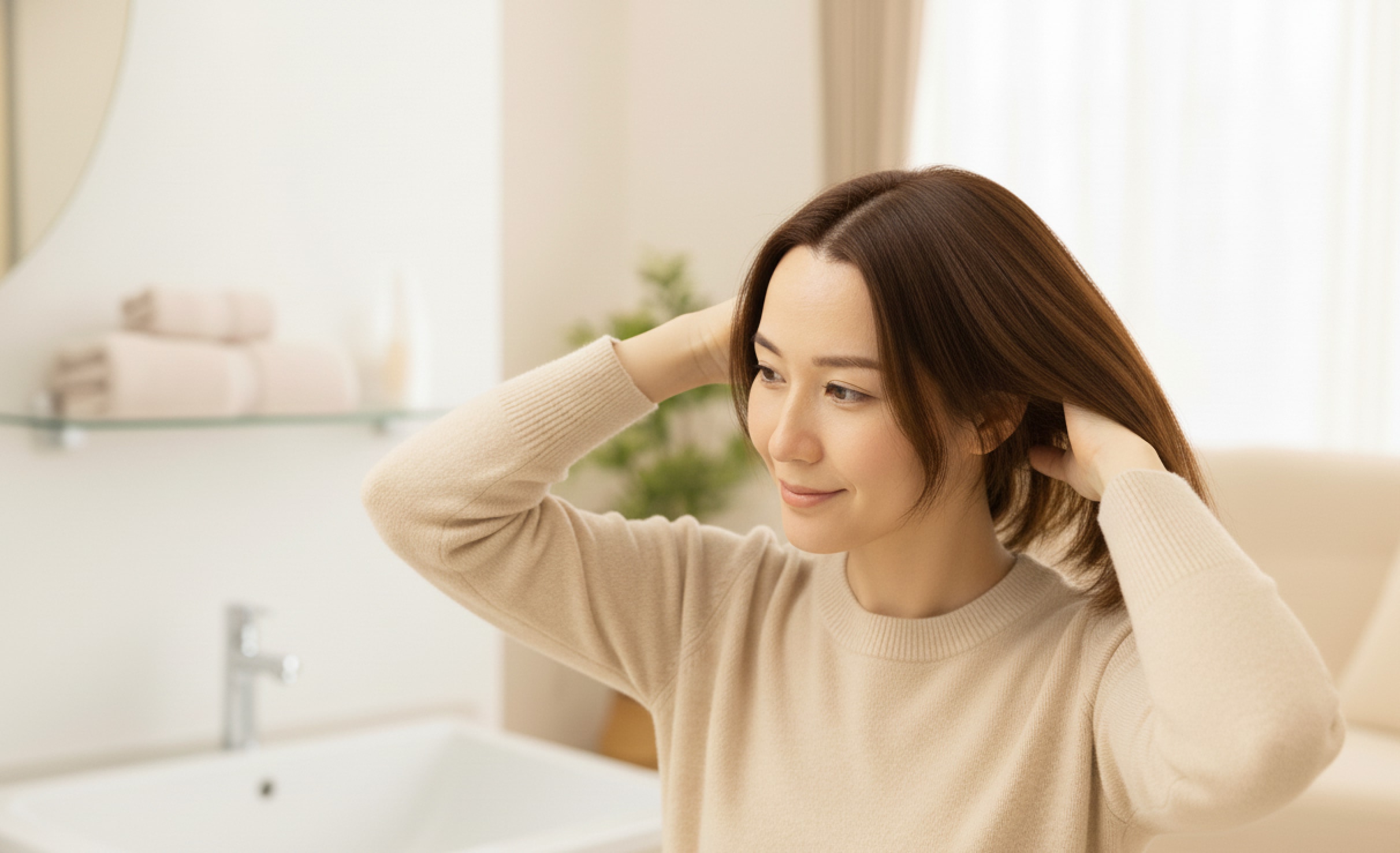 ヘアマニキュアをうまく活用して、自分に合った白髪染めを。