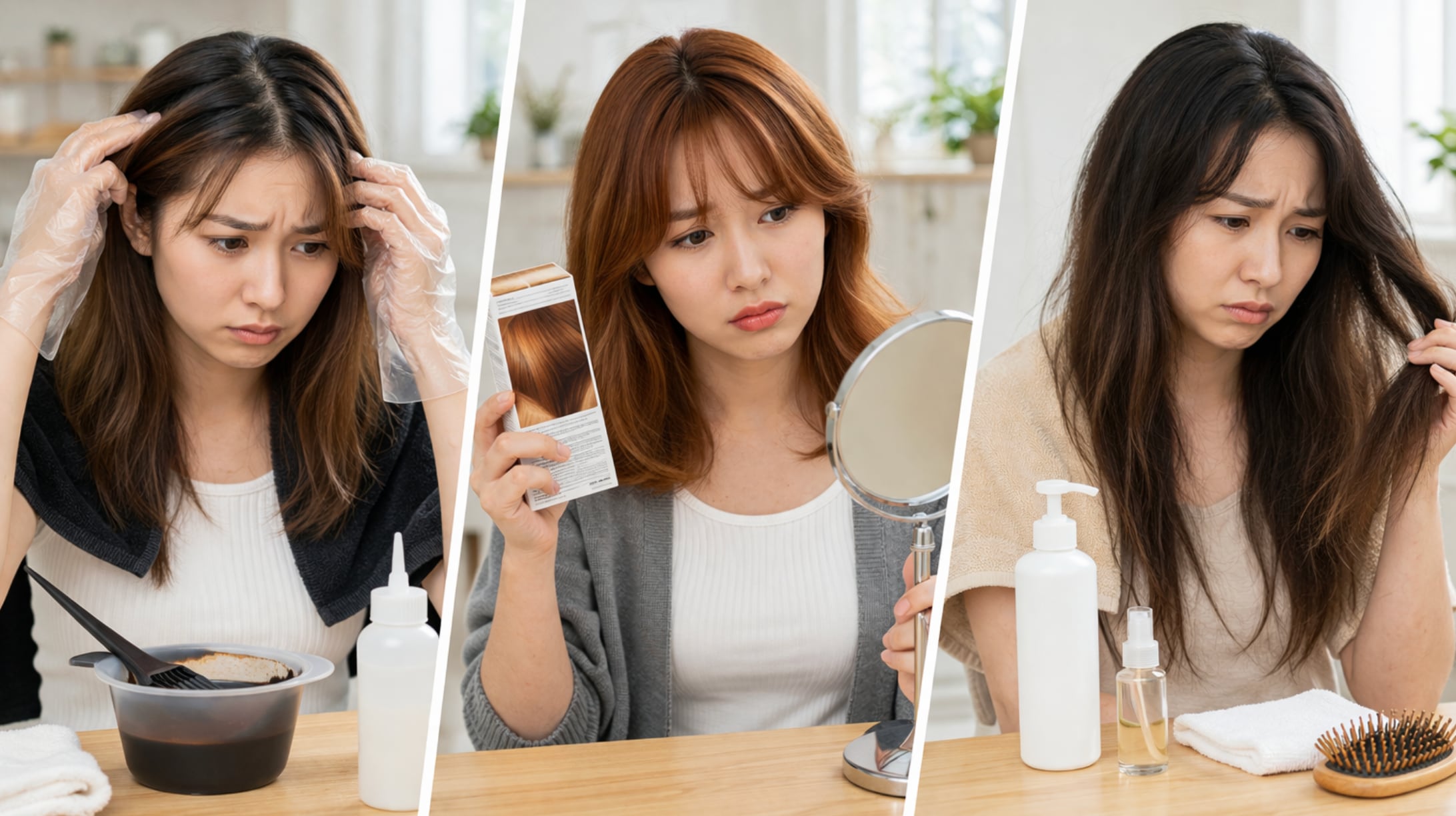 セルフカラーでよくある失敗の原因と対処法。綺麗に仕上がる正しいやり方も解説します!