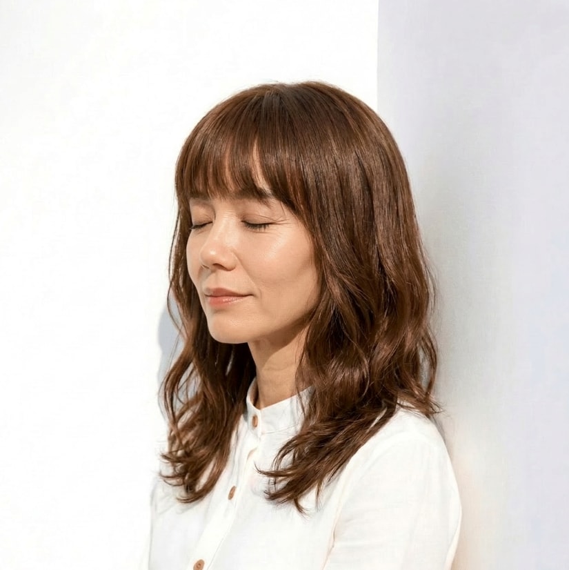 1. 暗めミルクティーベージュ