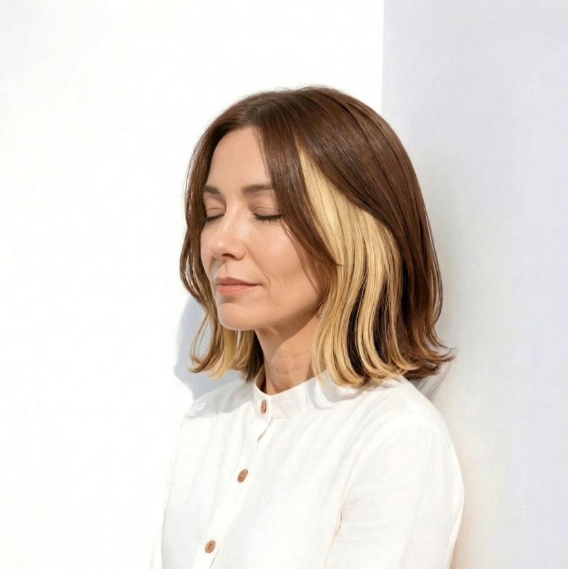 5. ミルクティーベージュ×インナーカラー