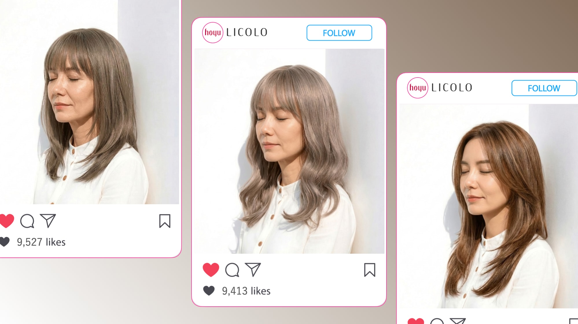 
40代女性に似合うミルクティーベージュ20選。おしゃれな髪色・髪型を大公開！
