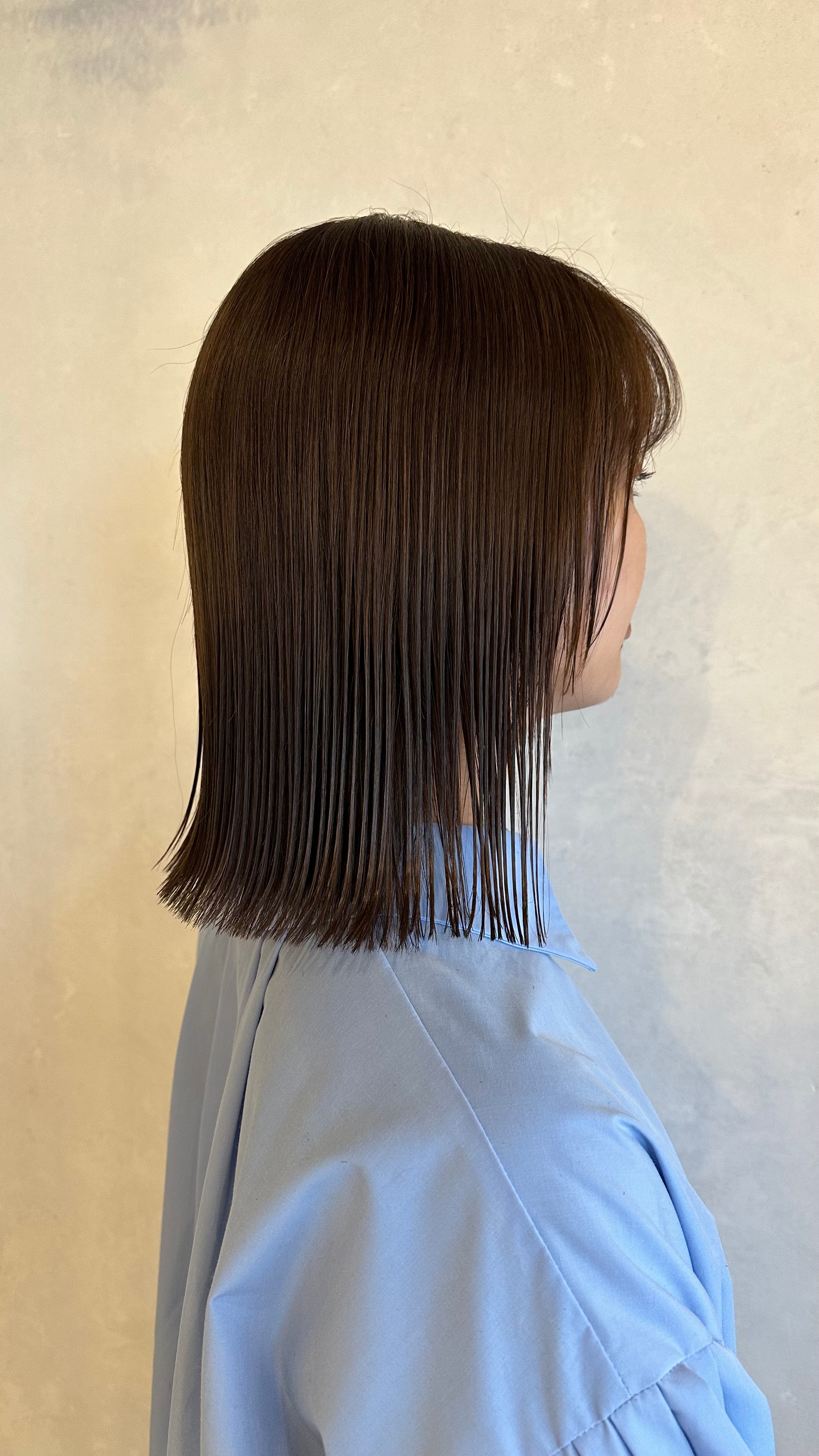 ④ダークブラウン：落ち着き+適度な艶感で大人っぽさを演出。色持ち良好だから忙しい新シーズンで人気！